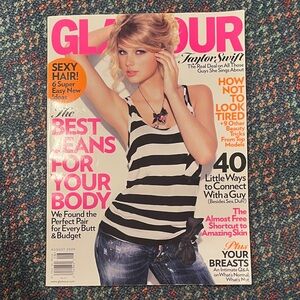 Glamour August 2009 Magazine Taylor Swift Pop Culture Cover Interview Article